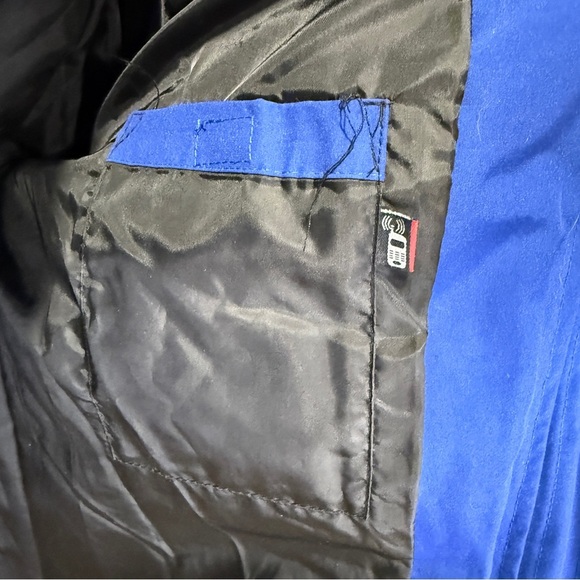 Alpinetek Long Down Parka, Royal Blue, Size XL - Picture 8 of 11